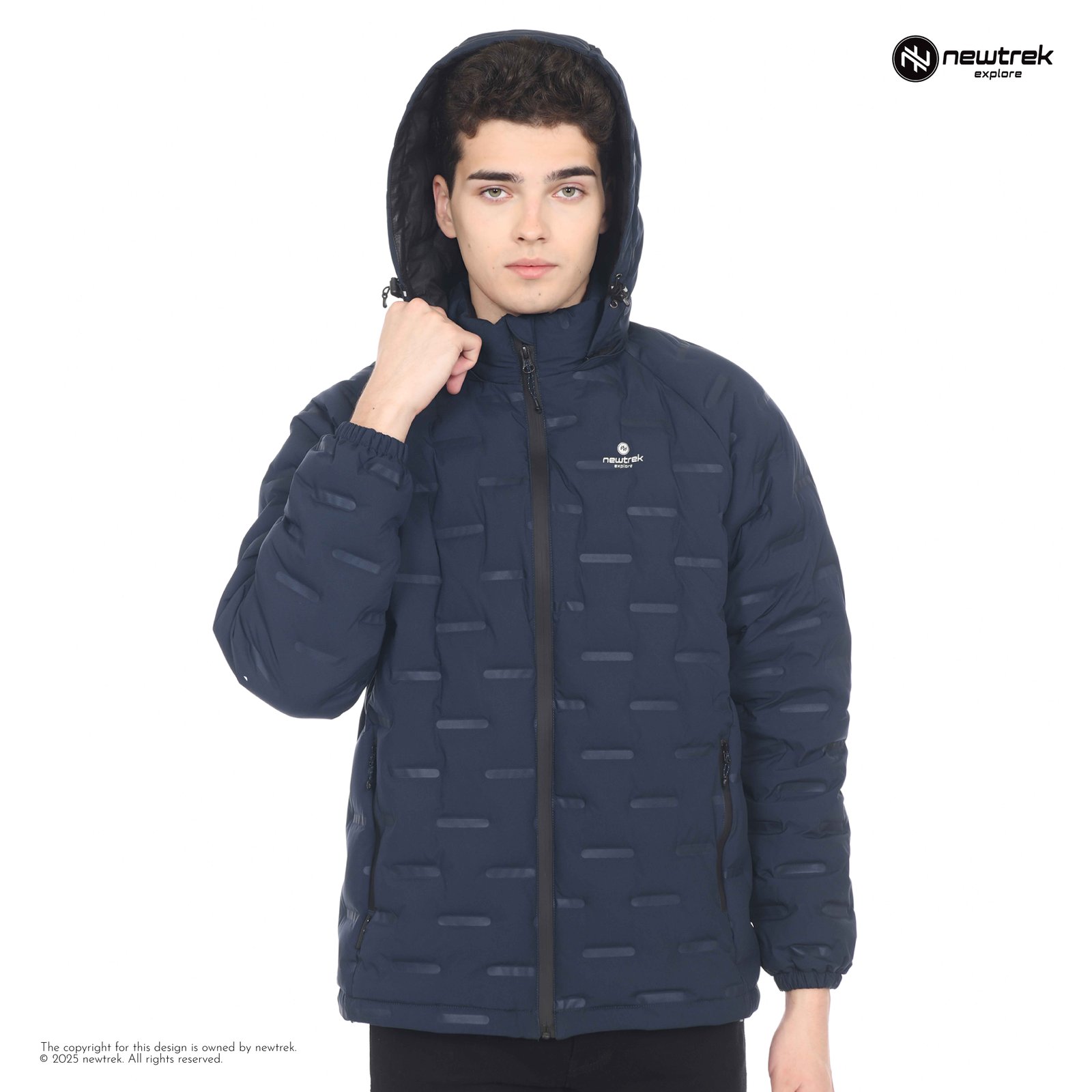 Newtrek Jaket Puffer Pria Wanita Seamless Tebal Bulu Angsa Sintetis Casual Outdoor